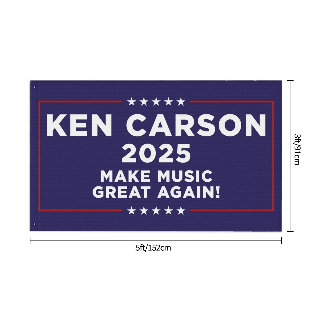 Double-Sided Ken Carson 2025 Flag