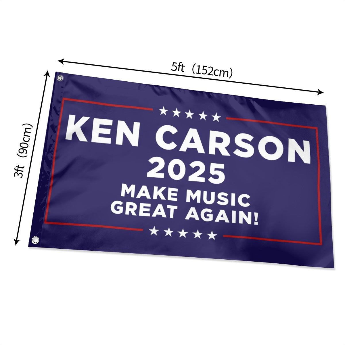 Single-Sided Ken Carson 2025 Flag